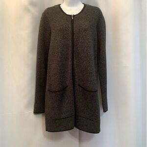 Original Nicole Miller Cardigan Women’s Size Small Full Zipper Pockets